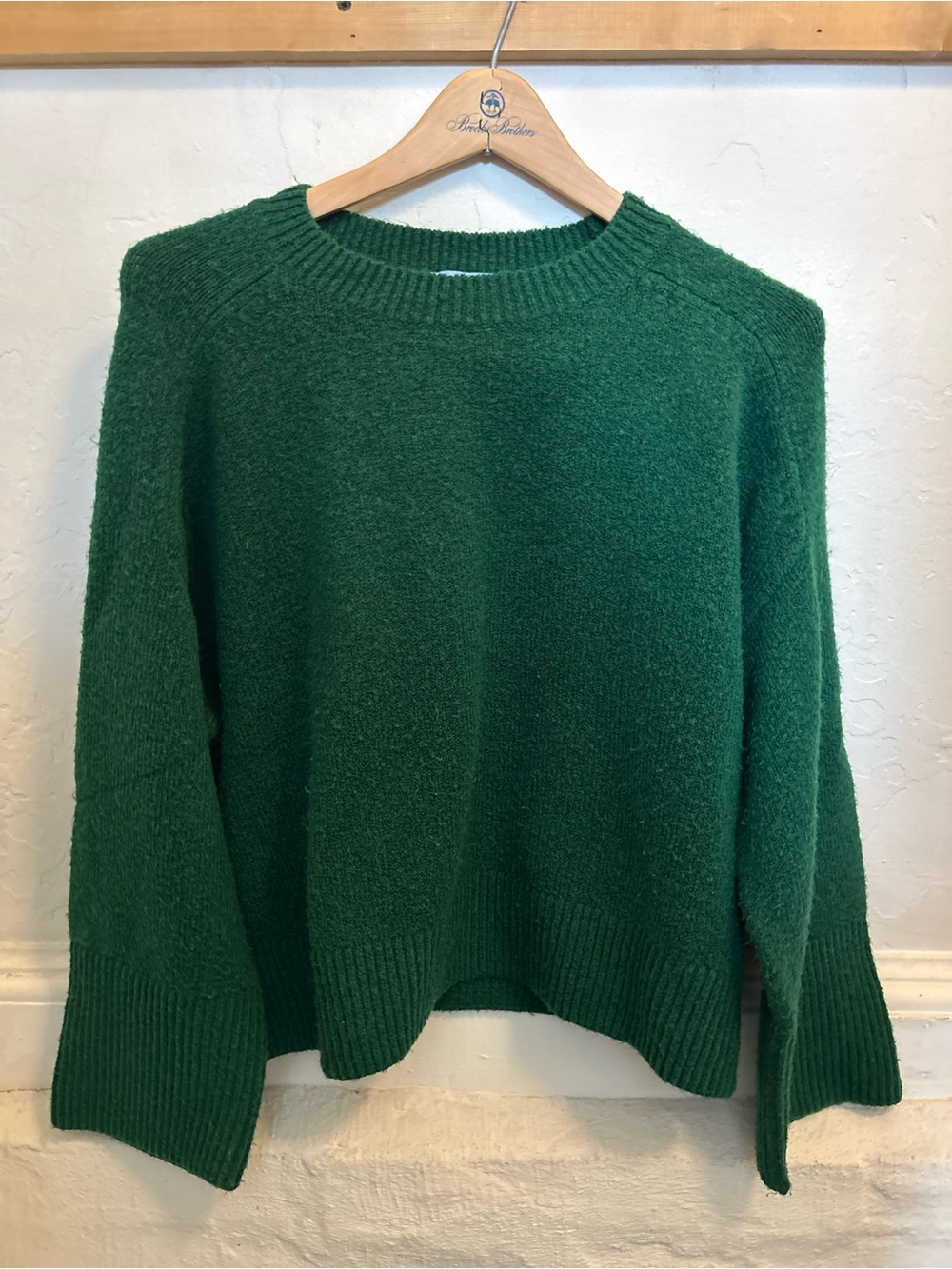 CeCe Emerald Green Crewneck Sweater